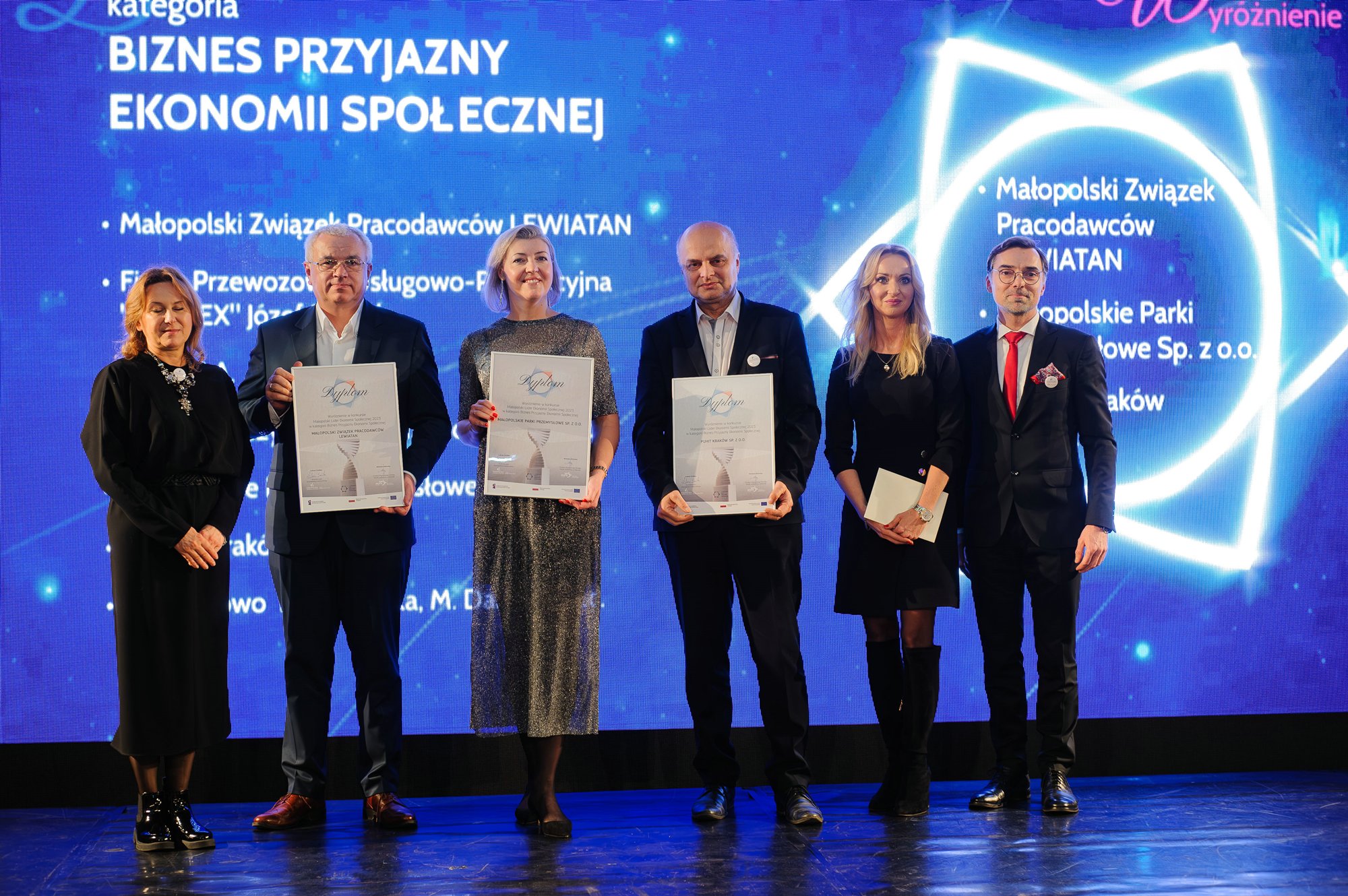 Wyróżnienie w kategorii „Biznes przyjazny ekonomii społecznej”