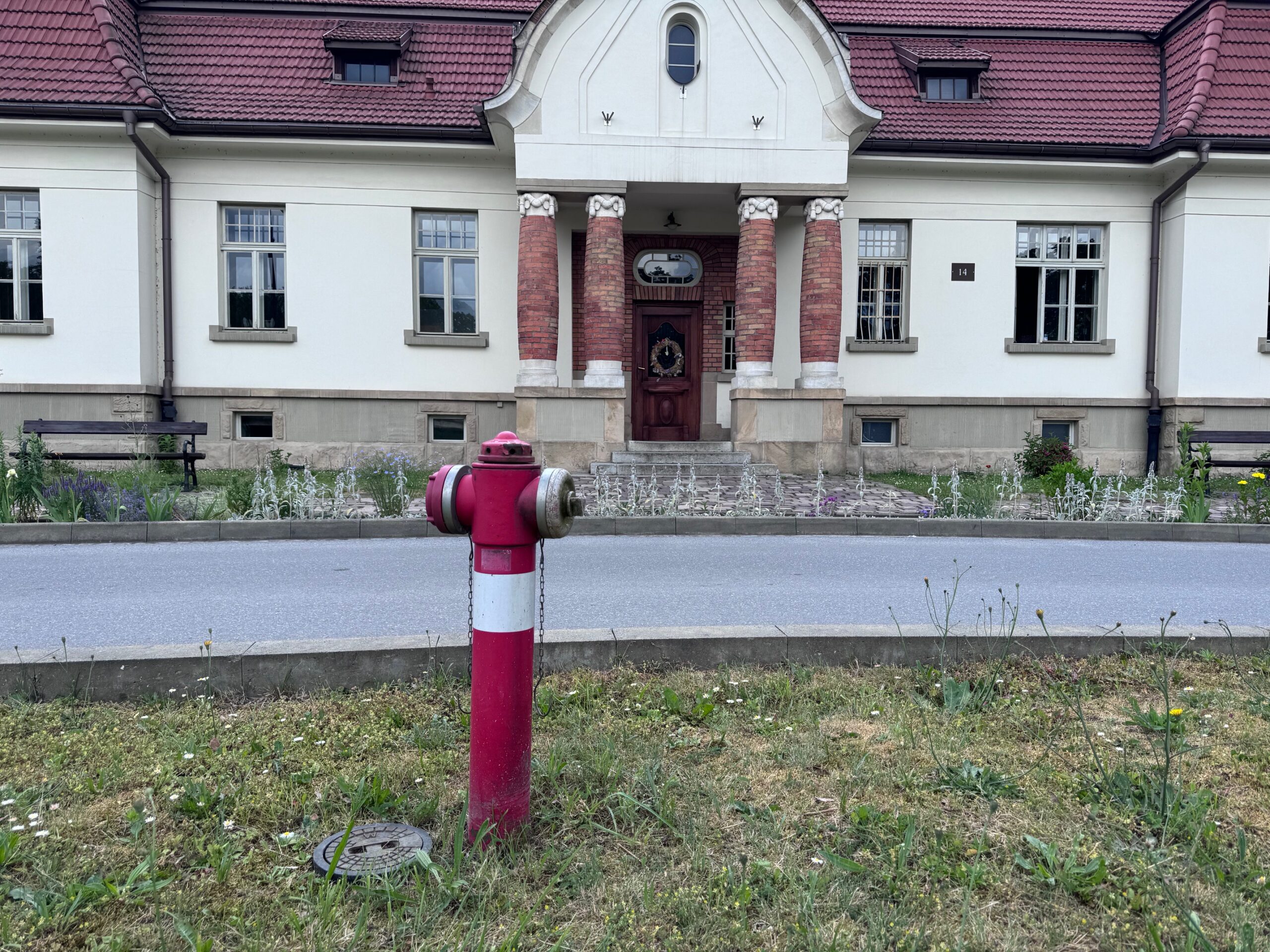 zdjęcie hydrantu przy rondzie szpitalnym