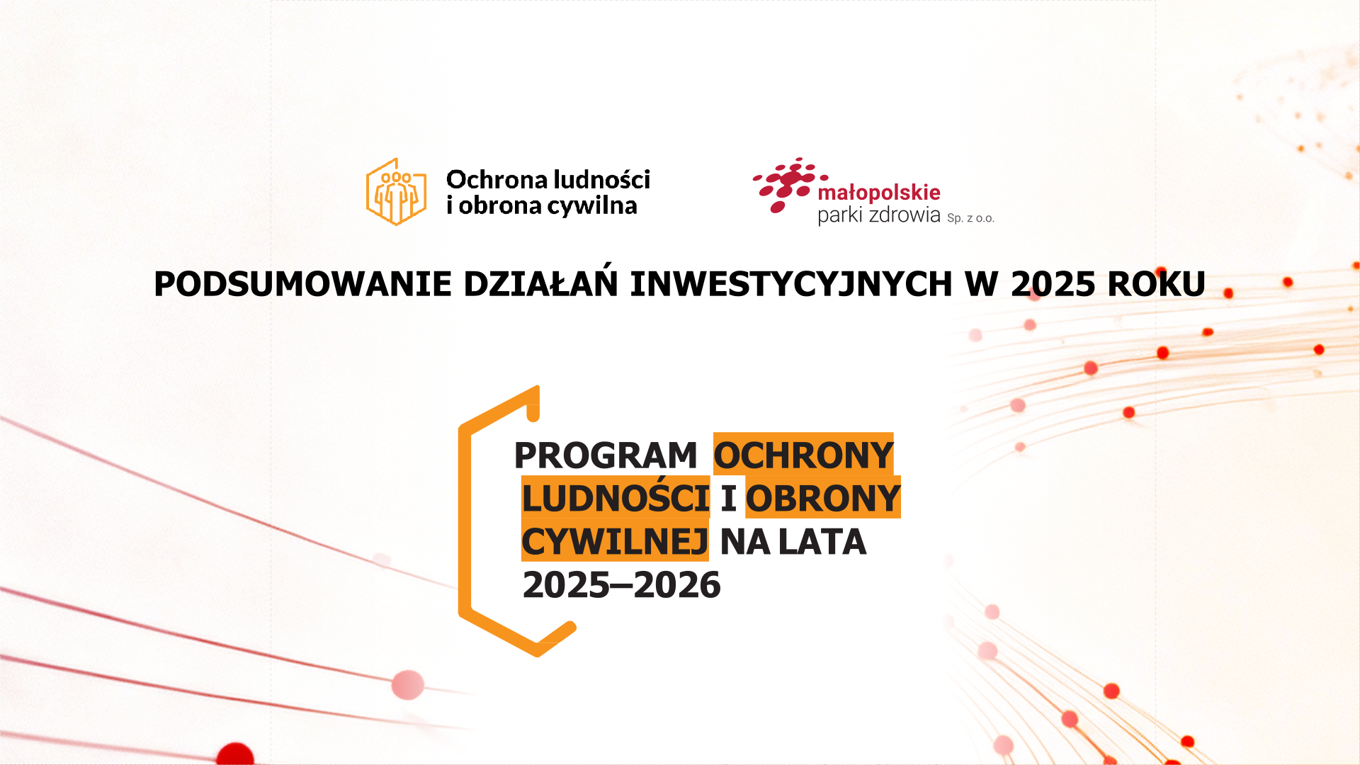 OLIOC – podsumowanie działań inwestycyjnych w 2025 roku.